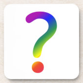 虹の疑問符 コースター (正面)