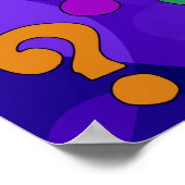 虹の疑問符 ポスター (角)