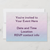 虹の疑問符 招待状 (裏面)