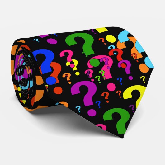 虹の疑門符 ネクタイ (ロール)