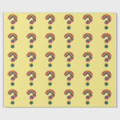 虹の疑門符 ラッピングペーパー (フラット)