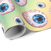 虹の眼球パターン ラッピングペーパー (ロールコーナー)