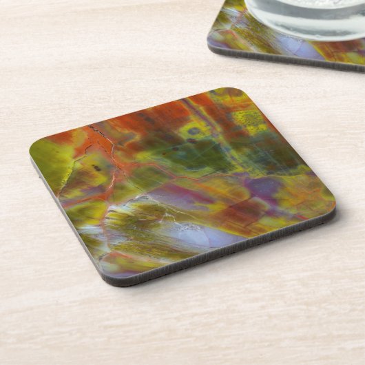 虹の石化木材 コースター (左側)