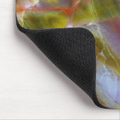 虹の石化木材 マウスパッド (コーナー)