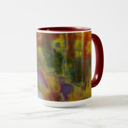 虹の石化木材 マグカップ (正面右)