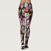 虹の砂糖のスカルの類別 レギンス (裏面)