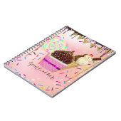 虹の砂糖菓子 キャンディランド スイーツ ノートブック (左側)