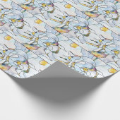 虹の破片、ステンドグラスの統一 ラッピングペーパー (角)