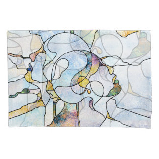 虹の破片、ステンドグラスの統一 枕カバー