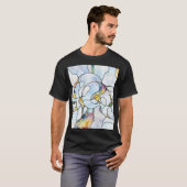 虹の破片、ステンドグラスの統一 Tシャツ (正面フル)