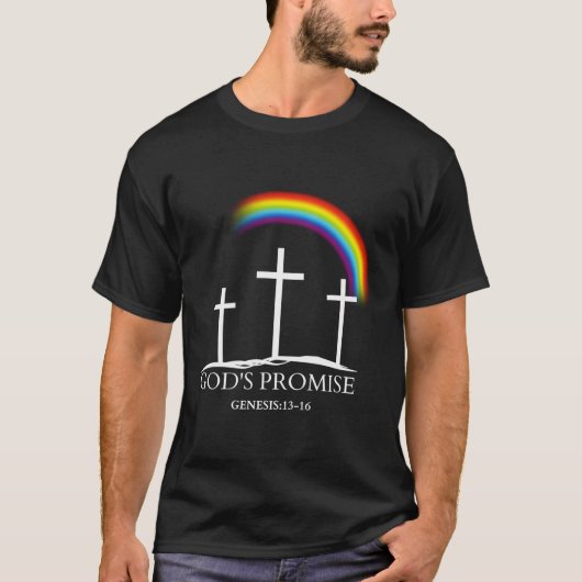 虹の神の約束ではなくプライド神の象徴 Tシャツ (正面)