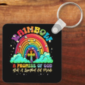 虹の神の約束ではなくプライドChr キーホルダー (裏面)