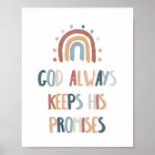 虹の神は常保に彼の約束のポスター ポスター (正面)