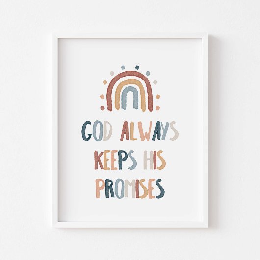 虹の神は常保に彼の約束のポスター ポスター