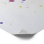 虹の私の馬はユニコーンかわいいポスター ポスター (角)