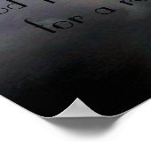 虹の空の聖書の聖句 ポスター (角)