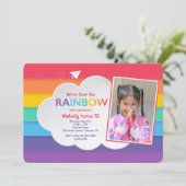 虹の空写真招待状 招待状 (スタンド正面)