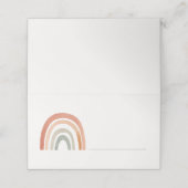 虹の空白名札カード 罫線入り プレイスカード (外部開封)