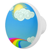 虹の空 セラミックノブ (右)