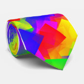 虹の立方体のタイ ネクタイ (ロール)
