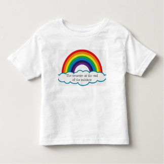 虹の端に宝物。 子供のティー トドラーTシャツ