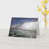 虹の端 カード (黄色い花)