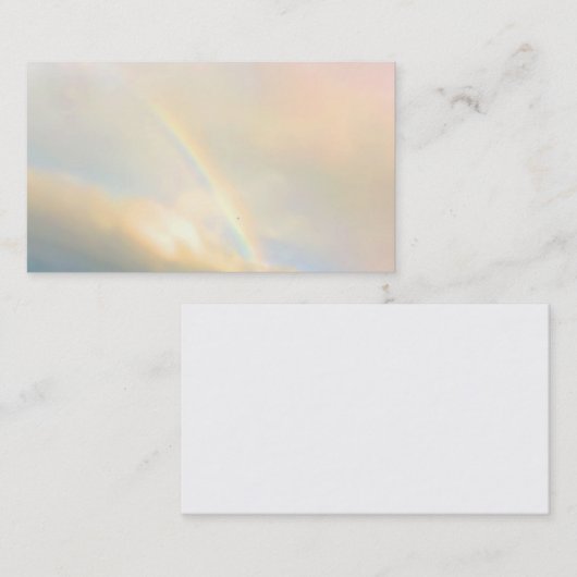虹の精神的なlightworkerのヨガの名刺 名刺 (正面/裏面)