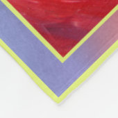 虹の精霊言葉の毛布 フリースブランケット (角)