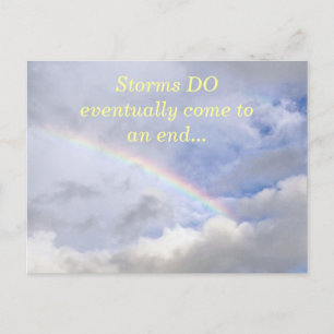 虹の約束/嵐が終わる(写真) ポストカード