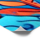 虹の素晴らし漫画林 ポスター (角)