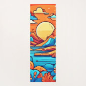 虹の素晴らし漫画林 ヨガマット (裏面)