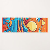 虹の素晴らし漫画林 ヨガマット (正面(横))