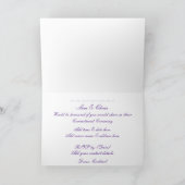 虹の結婚式のテンプレート 招待状 (内部)