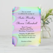 虹の結婚式招待状 同性愛に興味がある方へ 招待状 (スタンド正面)