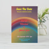 虹の結婚式招待状 招待状 (スタンド正面)