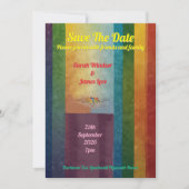 虹の結婚式招待状 招待状 (正面)