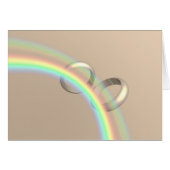 虹の結婚指輪 (正面横)