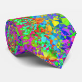 虹の結晶、ポリゴン、三角形のパターン ネクタイ (ロール)