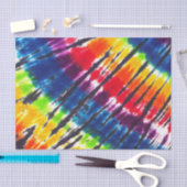 虹の絞り染め 薄葉紙 (クラフト)