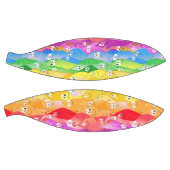 虹の絵文字ブロブかわいいモンスターinプライドカラー バスケットボール (パネル)