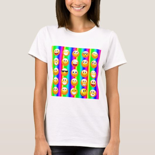 虹の絵文字 Tシャツ (正面)