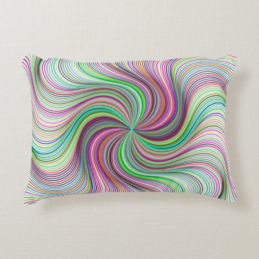 虹の線 アクセントクッション (正面)