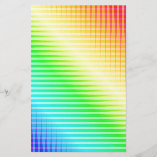 虹の線 便箋 (正面)