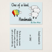 虹の羊の一種のつるラベル (正面&裏面)