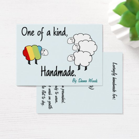 虹の羊の一種のつるラベル (デスク)