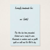 虹の羊の一種のつるラベル (裏面)