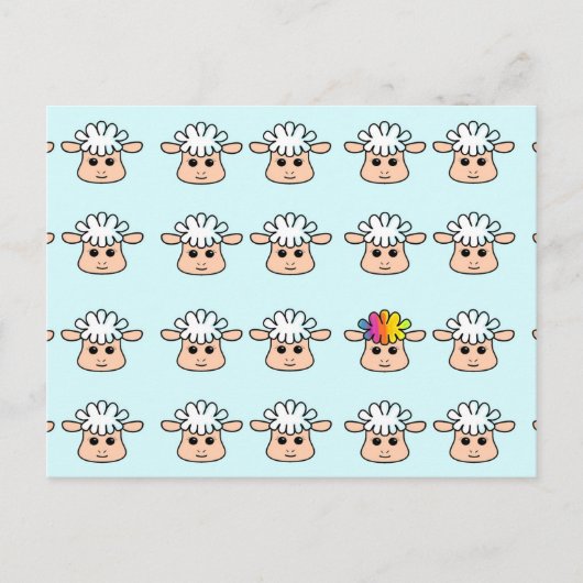 虹の羊 ポストカード (正面)