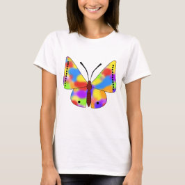 虹の羽を持つ美しい蝶 Tシャツ