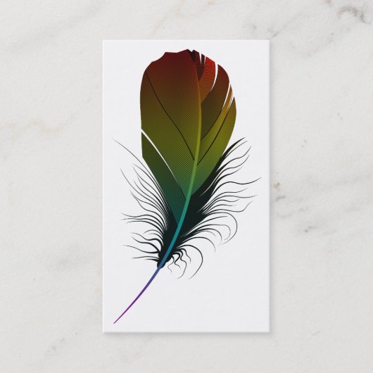 虹の羽 名刺 (正面)