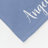 虹の翼の水彩天使読の本 フリースブランケット (角)